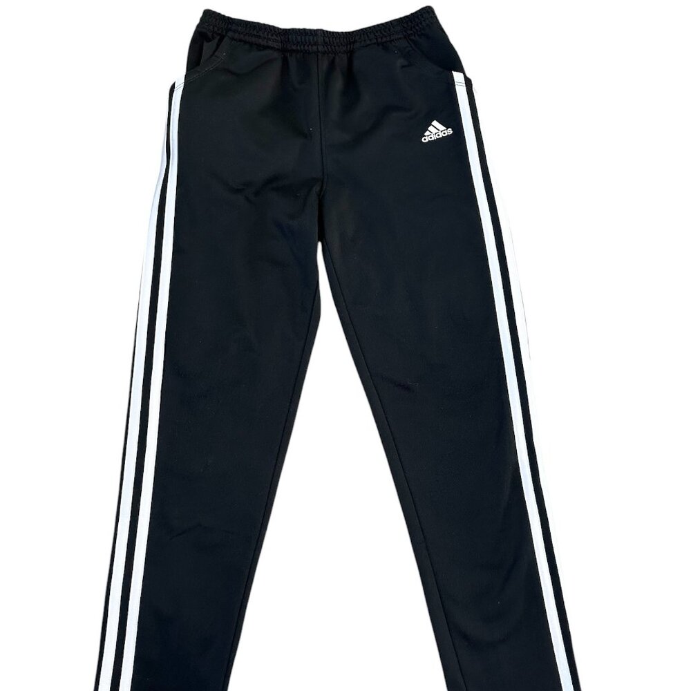 Adidas Pants Unisex Kids Black Size Medium (10/12) Replenishment Tricot AK4450